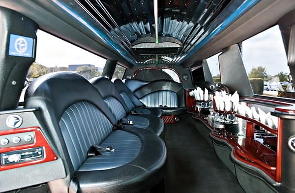 Overland Park Lincoln Stretch Limos Interior