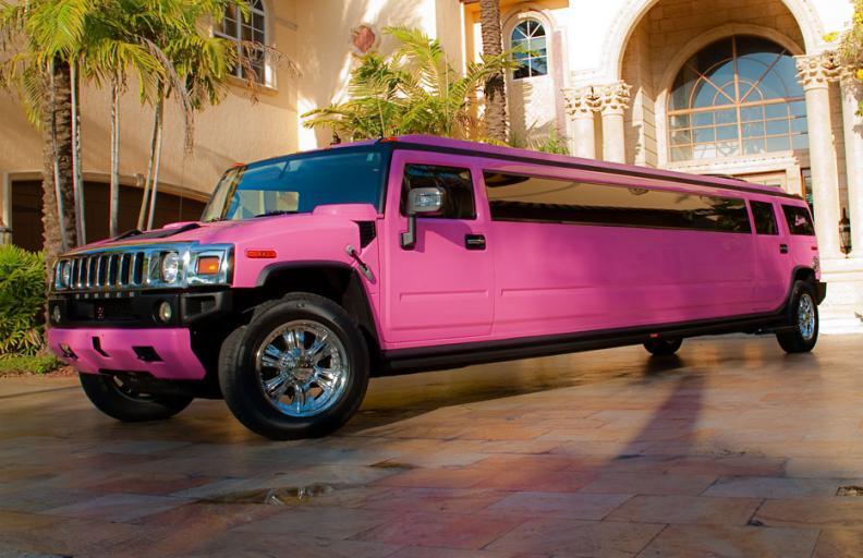 Overland Park Pink Hummer Limo
