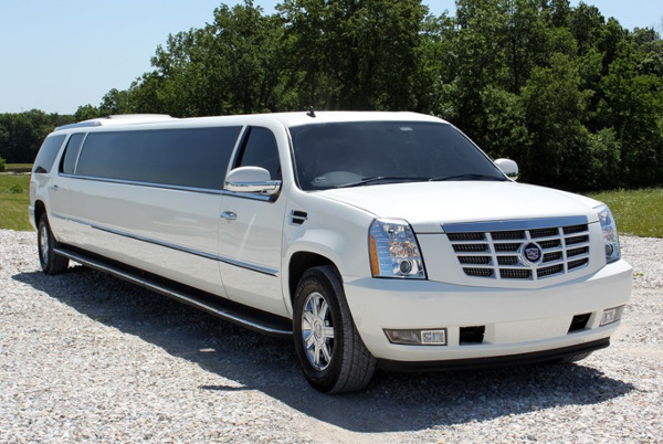 Overland Park White Escalade Limo